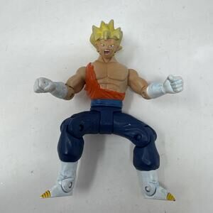 Dragon‎ Ball Z SS VEGITO Figure Toy Doll Jakks Pacific 2003 Power Up RARE 6”